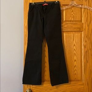 Black flare jeans